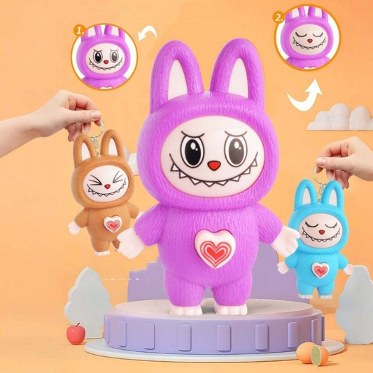 Pack x3 Llavero Labubu – Cambio de Expresión